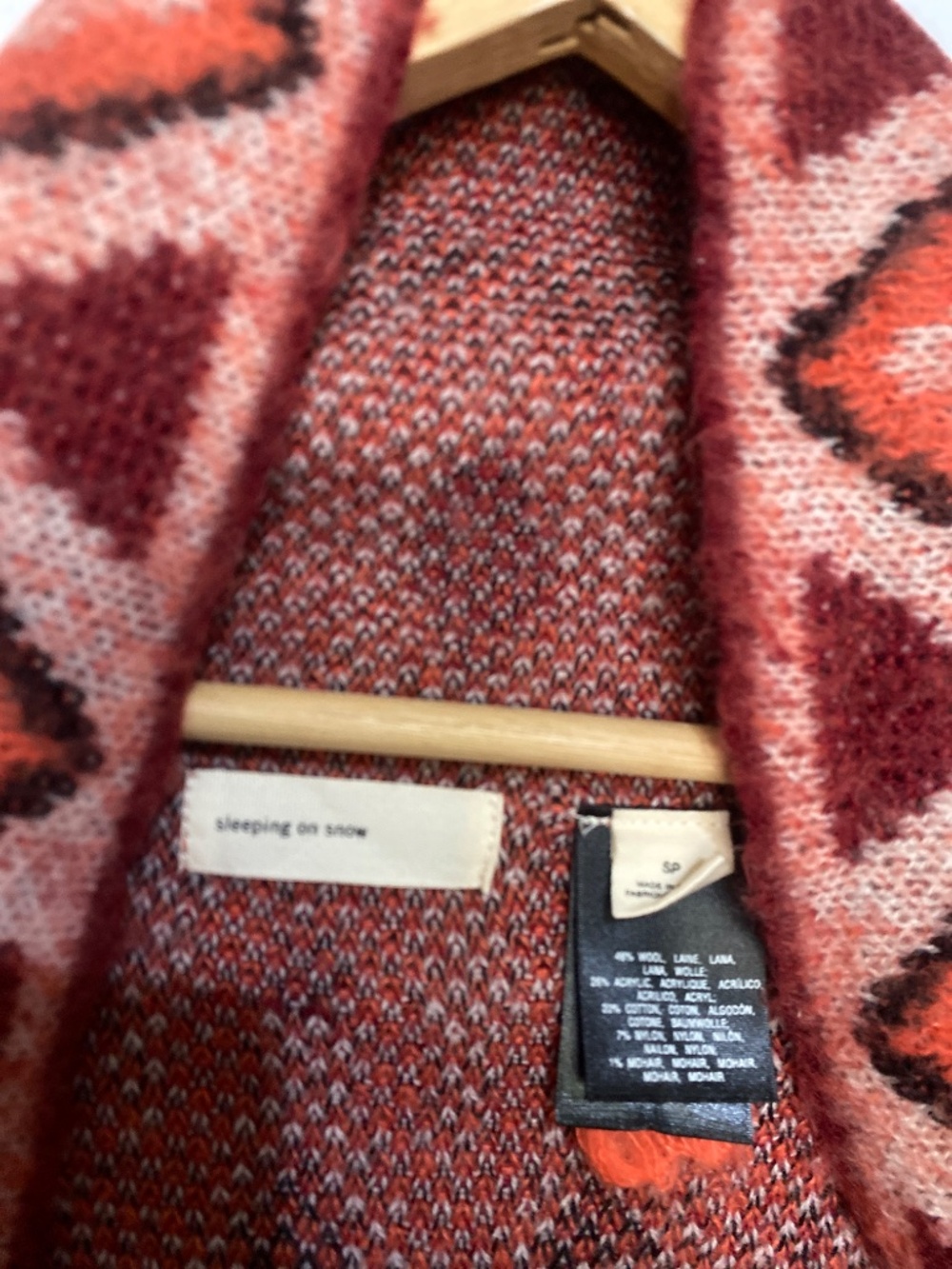 Anthro Sleeping On Snow S Knit Wool Blend Cardigan Sweater - Picture 4 of 13